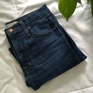 Madewell 10” High-Rise Skinny Jean Dark Wash